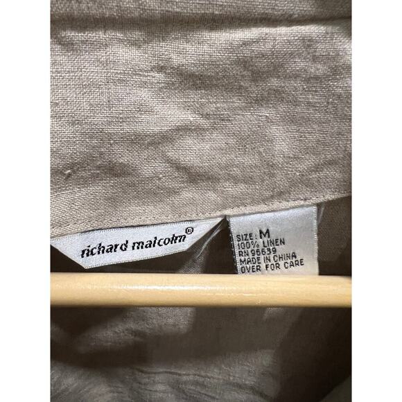 Richard Malcolm Bomber Linen Jacket - Picture 2 of 3